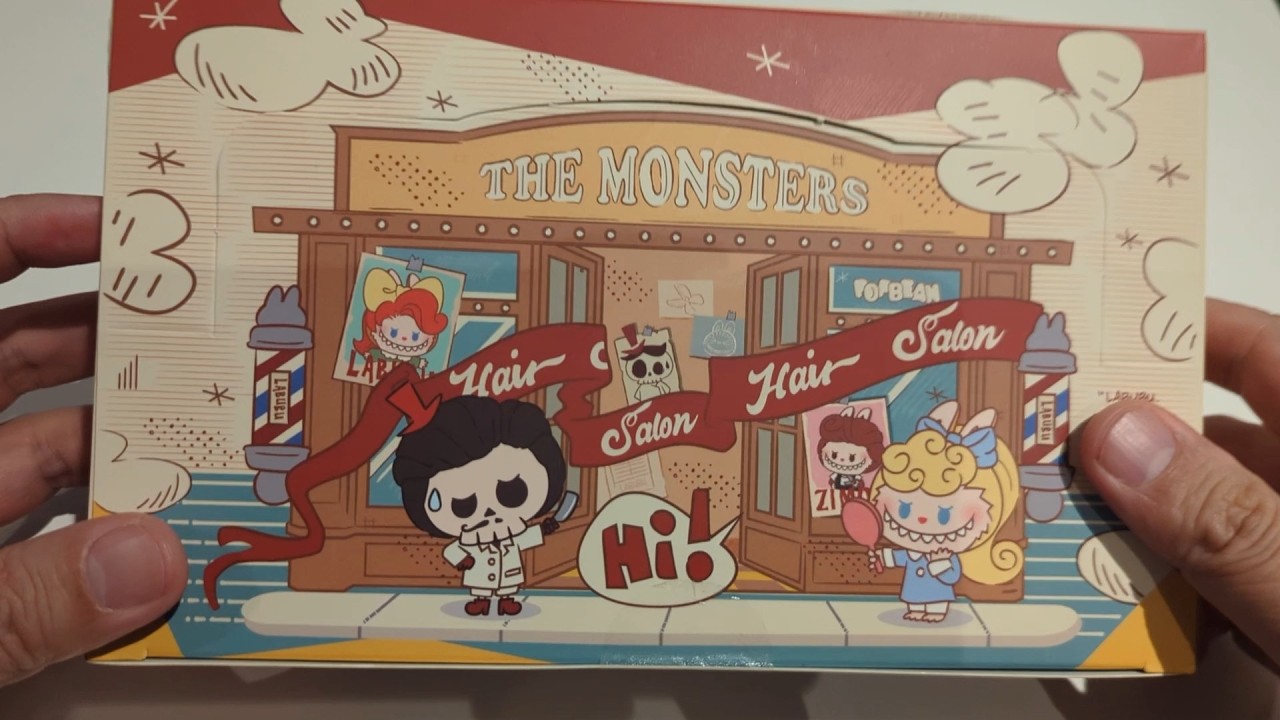 POPMART] The Monsters POPBEAN Hair Salon series Blind Box Unboxing