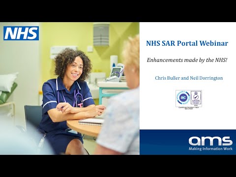 NHS SAR Portal Webinar Enhancements made by the NHS