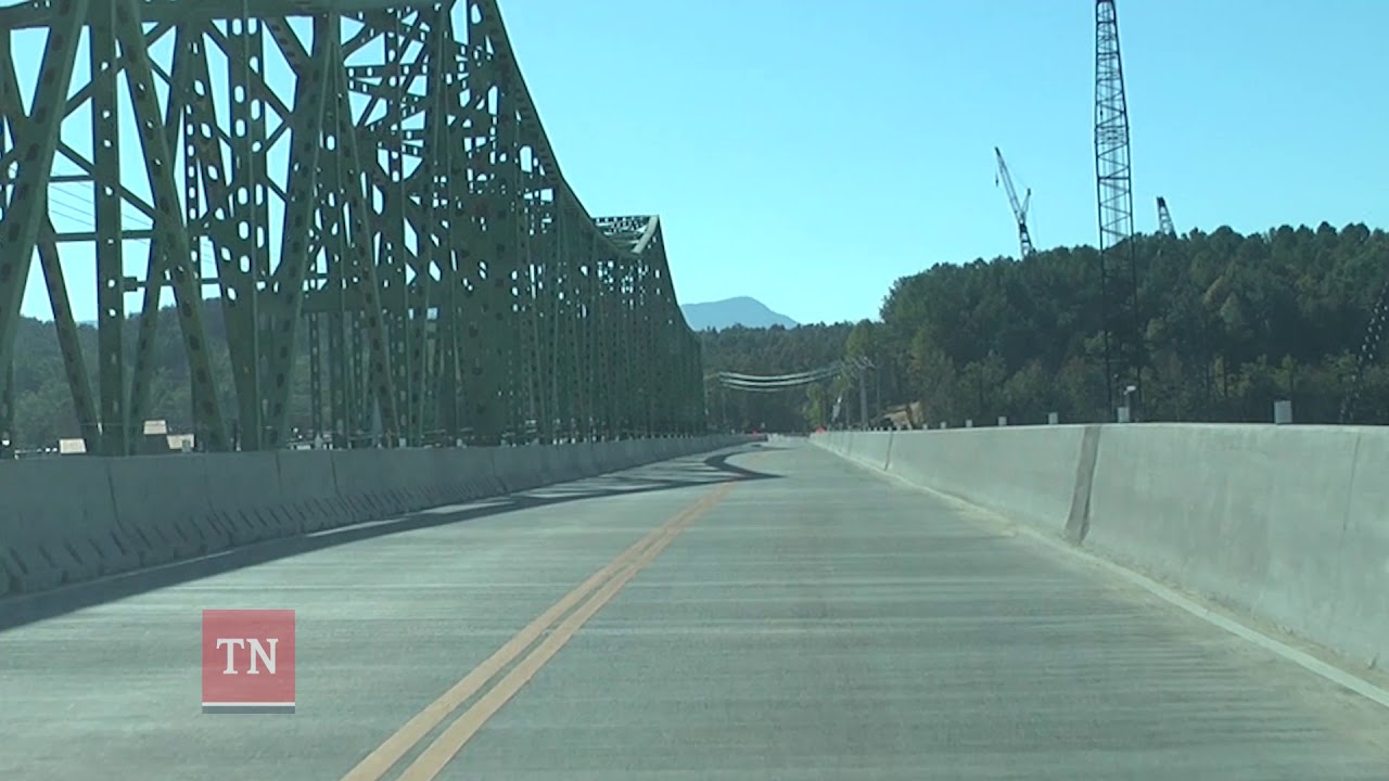SR 92 Bridge Opens to Traffic in Dandridge - October 4, 2017 - YouTube