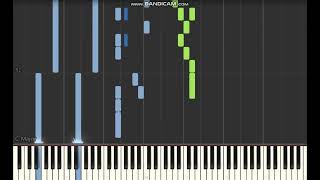 Grizzly Bear - Central and Remote (piano synthesia tutorial)