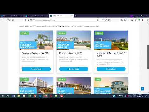How to access NISM eCPE Course