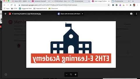 Viewing Image Comments in Google Classroom as a Student