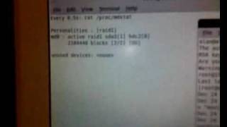 Extreme software raid test physically destroying one of the drives whilst writing data to the array