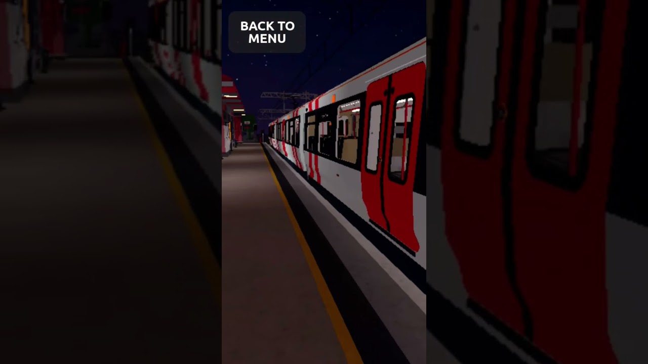 Class 398 Прибывает И Отправляется Со Станции Robinson Way