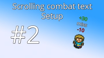 2. Unity tutorial: Scrolling combat text - Setup