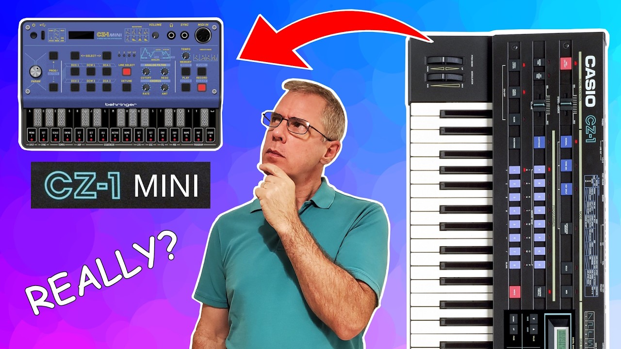 Behringer CZ-1 MINI - is it really a mini Casio CZ-1? #behringer