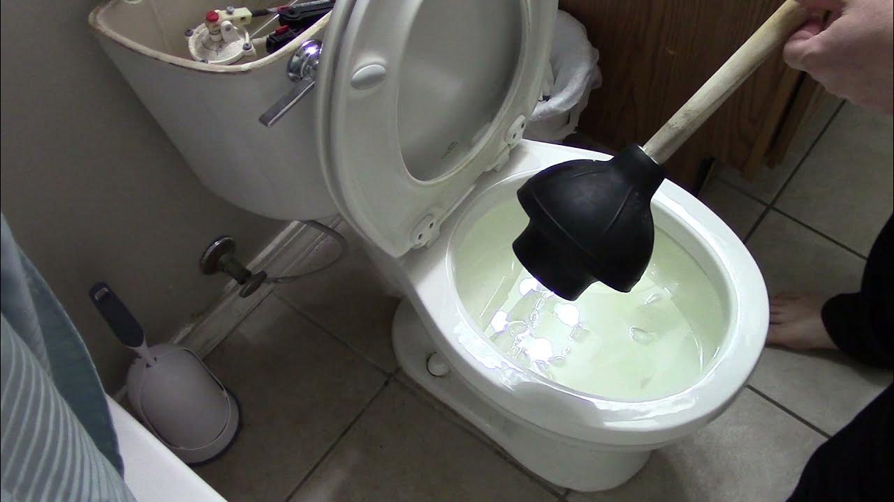 How To Plunge A Toilet YouTube