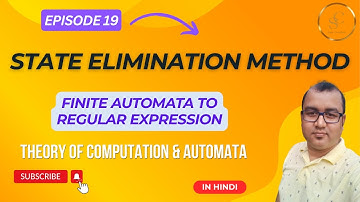 State Elimination Method | Finite Automata to Regular Expression | Easy Steps with Solved Example