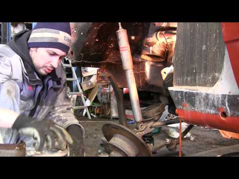 Замена передних пружин с помощью струпцин на w123