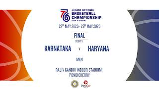KARNATAKA VS HARYANA | MEN | FINAL | 76TH JUNIOR NATIONAL BASKETBALL CHAMPIONSHIP | COURT 1 screenshot 2