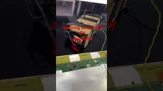 Repairing Sharp 32 Lcd Tv No Display Blank Screen Vin 12v Vdd Vaa Vcom Vgh Vgl  0v tvr
