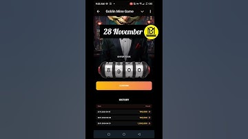 28 November goblin vip code #goblin #goblineminigamecode #goblinminegame #miningapp #crypto
