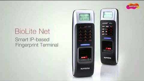 Suprema Biometric Fingerprint Manual