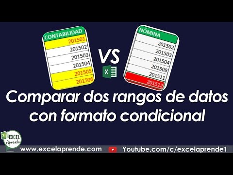 Comparar dos rangos
