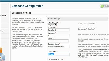 Joomla 2.5 Training - Database Installation with Sample Data- Lesson3