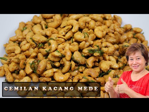 Bahan - bahan : -kacang mede (1kg) -santan kara (200ml) -air panas ( u/ hilangkan getah mede ) -bawa. 