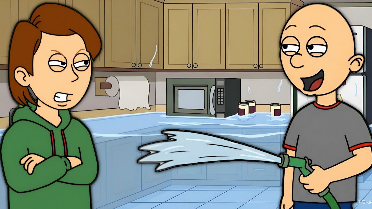 Classic Caillou Floods the Kitchen/Grounded 