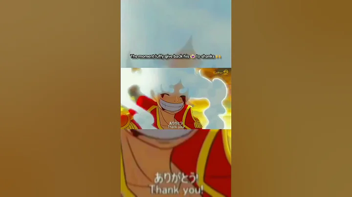 luffy meets shanks again #onepiece #anime #shorts #uta #red