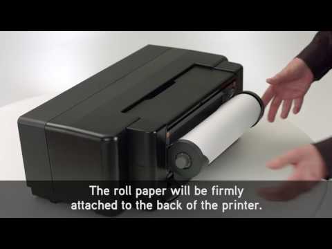 Epson SureColor SC-P400 -- Loading Roll Paper