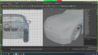 How to Make Car Modeling in Maya  English Part    5