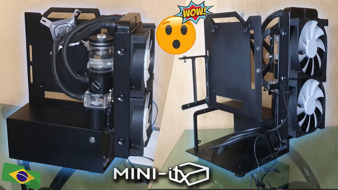 casemod MINI ITX open air water cooler custom [МОДДИНГ ПК] YouTube