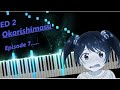 Rent-a-Girlfriend / Kanojo, Okarishimasu ED 2, Episode 7 - "First Drop" -『Halca』(Piano)