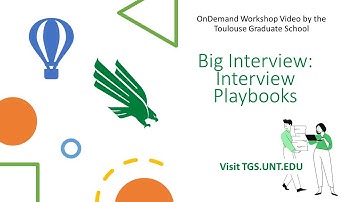 Big Interview Interview Playbooks