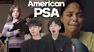 Koreans React to American PSAs FOR THE FIRST TIME EVER