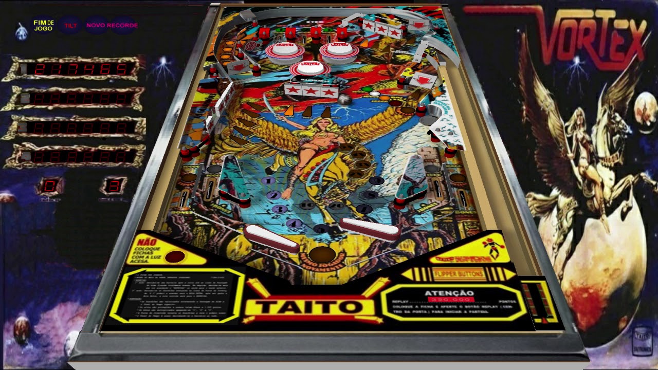 Maquina de Fliperama Pinball – Mega Power Games