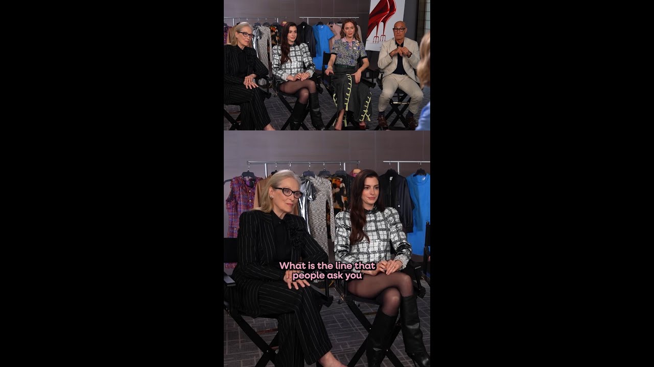 The cast of ‘The Devil Wears Prada 2’ reminisced on some iconic quotes from the first movie.
