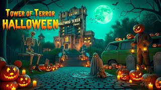Tower of Terror Halloween Ambience 👻🌙 | 6 Hours Relaxing Disney Halloween Music at Hollywood Studios