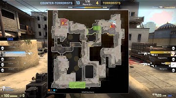 CS:GO - Neveg/No Armor 1v4 Clutch +Reactions @ESEA