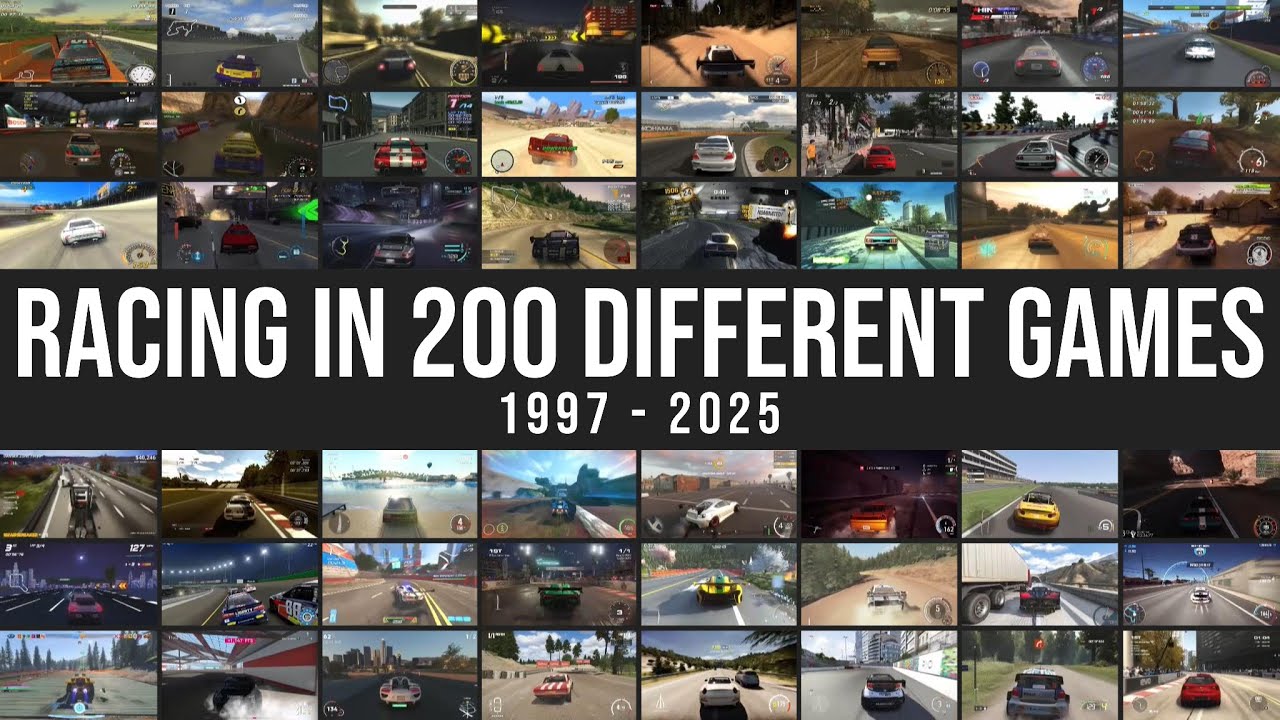 This Is What 200 Racing Games Looks Like!! 1997 - 2025