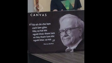 Qúa trình hoàn thiện bức tranh động lực cho khách hàng | Tranh Tràn Viền L - Canvas.
