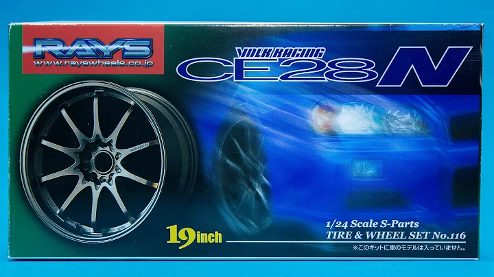 Aoshima 1/24 Rays Volk Racing CE28 Wheels Unboxing and Review