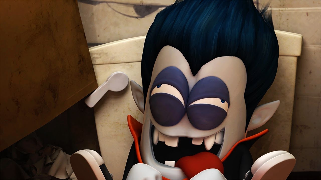 Funny Animated Cartoon Spookiz Flushed in The Toilet 스푸키즈 Kids