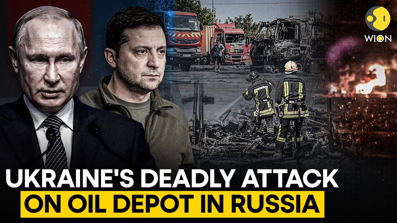 Russia-Ukraine war: Oil depot in Russia's Rostov on fire after Ukraine ...