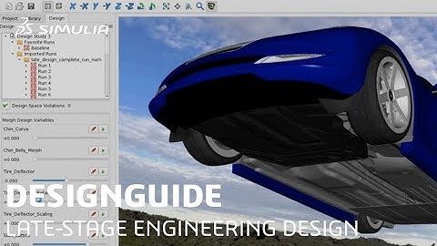 Late-Stage Engineering Design with SIMULIA PowerFLOW DesignGUIDE