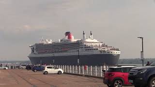 ANTHEM OF THE SEAS: NORWEGIAN PRIMA: QM2: ARVIA DEPARTING FROM SOUTHAMPTON ON 12/05/24