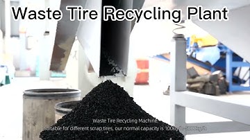 Waste Tire Recycling Plant for Rubber Granule