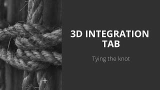 Integration tab and mapping
