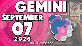 𝐆𝐞𝐦𝐢𝐧𝐢 ♊ ✝️A BEING FROM BEYOND SENDS YOU A GIFT 😇 Horoscope for today SEPTEMBER 7 2026🔮 #horoscope