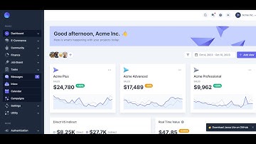 Vue js Vue 3 Free Admin Dashboard Template 15