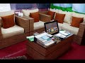 Outdoor sofa set with table