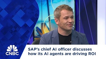 SAP chief AI officer discusses how its AI agents are driving return on investment