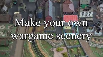 Making scenery for wargames: part one