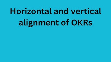 Alignment with Objectives & Key Results | Videoblog by how-to-OKR.com