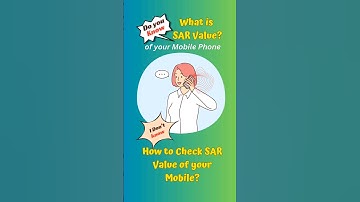 What is SAR Value? | How to check SAR Value of your phone? #sarvalue  #radiowaves #education
