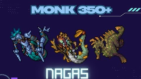 Monk 350+ Hunt Solo Temple of the Moon Goddess (Nagas) 5kk/h Raw - Tibia Hunt