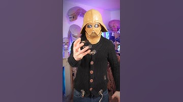 3 Parts Darth Vader Helmet Made With Cardboard! 📦🤯 #starwars #epiccardboardprops